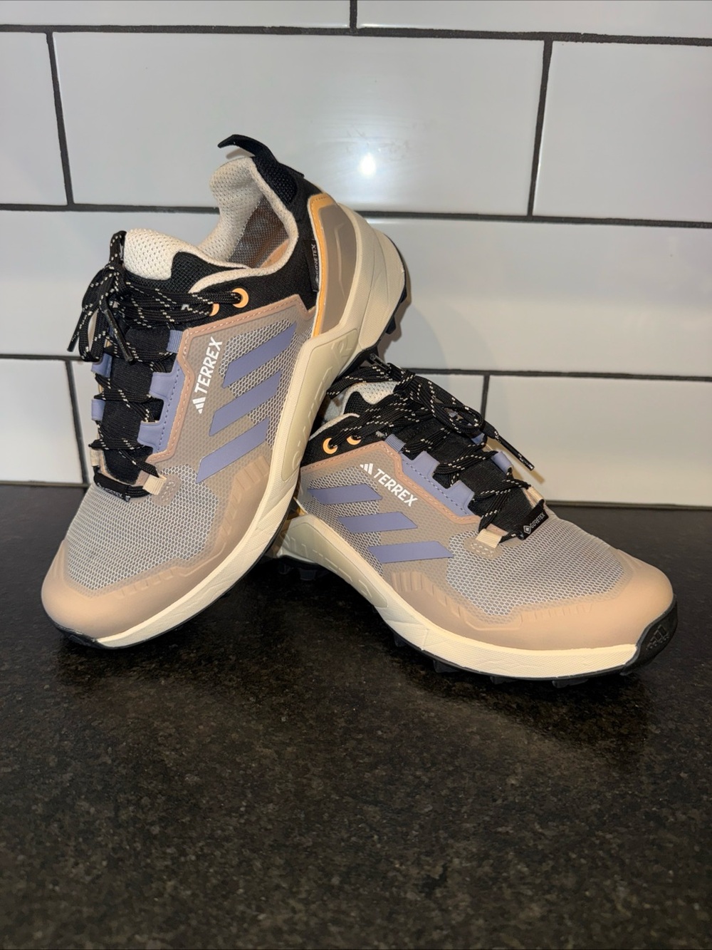 adidas Terrex Trail Shoes - Beige & Lavender